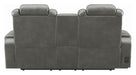 Coaster Furniture - Korbach Charcoal Power Reclining Loveseat With Power Headrest - 603415PP - GreatFurnitureDeal