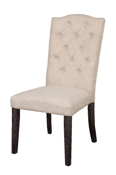 Acme Furniture - Gerardo Side Chair Set of 2 in Weathered Espresso - 60822 - GreatFurnitureDeal