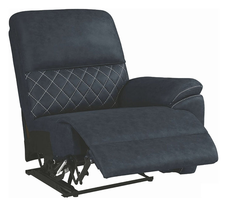 Coaster Furniture - Variel Blue Reclining Sectional - 608990AC-SEC - GreatFurnitureDeal