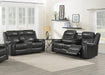 Coaster Furniture - Shallowford 2-Piece Power^2 Living Room Set Hand Rubbed Charcoal - 609321PPI-S2 - GreatFurnitureDeal