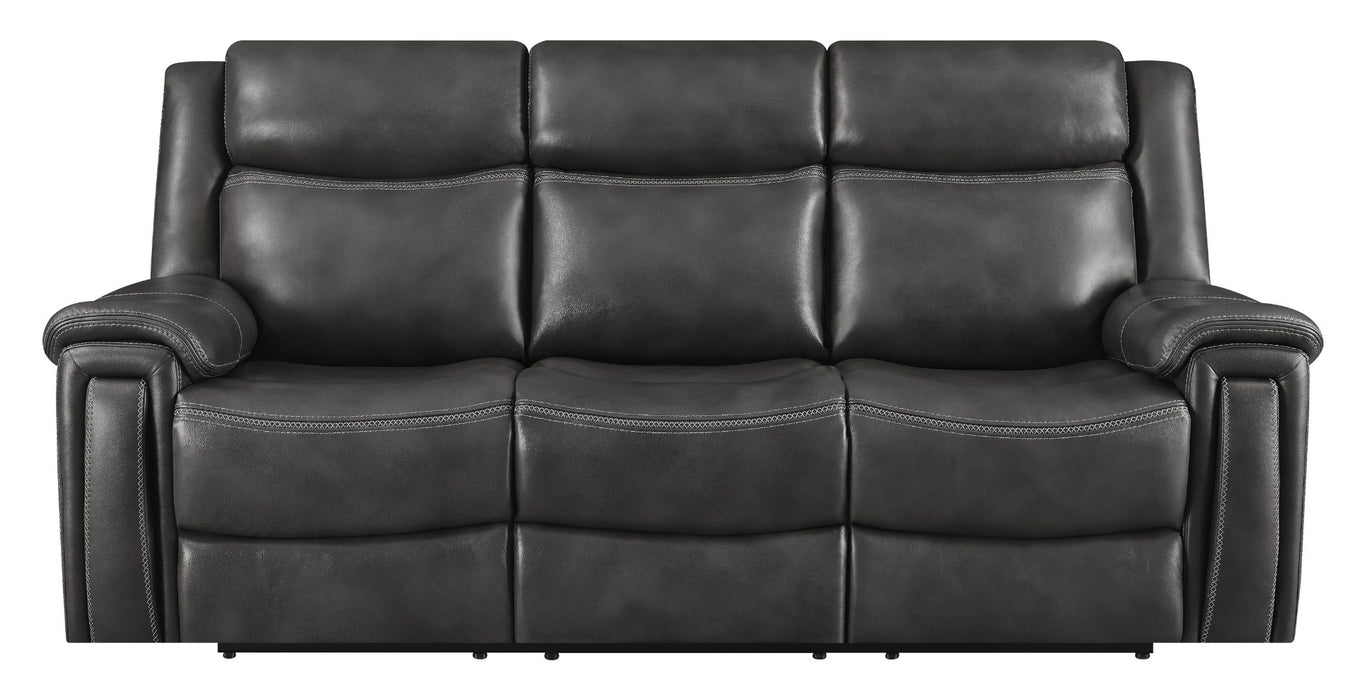 Coaster Furniture - Shallowford Upholstered Power^2 Sofa Hand Rubbed Charcoal - 609321PPI - GreatFurnitureDeal
