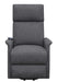 Coaster Furniture - Power Lift Recliner With Wired Remote Charcoal - 609406P - GreatFurnitureDeal
