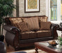 Furniture of America - Franklin Dark Brown 2 Piece Sofa Set - SM6106N-SF-LV - GreatFurnitureDeal