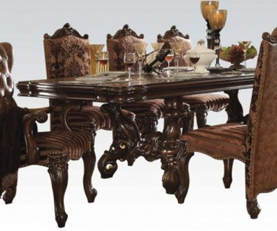 Acme Furniture - Versailles 84" - 120" Dining Table with 2 Extendable Leaves - 61100 - GreatFurnitureDeal