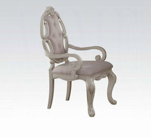 Acme Furniture - Ragenardus Arm Chair (Set-2) in Antique White - 61283 - GreatFurnitureDeal