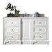James Martin Furniture - De Soto 60" Single Vanity, Bright White, w- 3 CM Classic White Quartz Top - 825-V60S-BW-3CLW - GreatFurnitureDeal