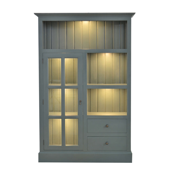 Bramble - Cape Cod Kitchen Single Door Cupboard w/ 6 LED - BR-61822 - GreatFurnitureDeal