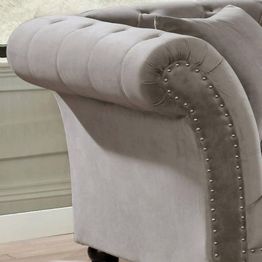 Furniture of America - Louella Sofa In Gray - CM6210GY-SF - GreatFurnitureDeal