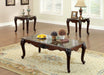 Furniture of America - Colchester 3 Piece Occasional Table Set In Dark Cherry - CM4423-3PK - GreatFurnitureDeal
