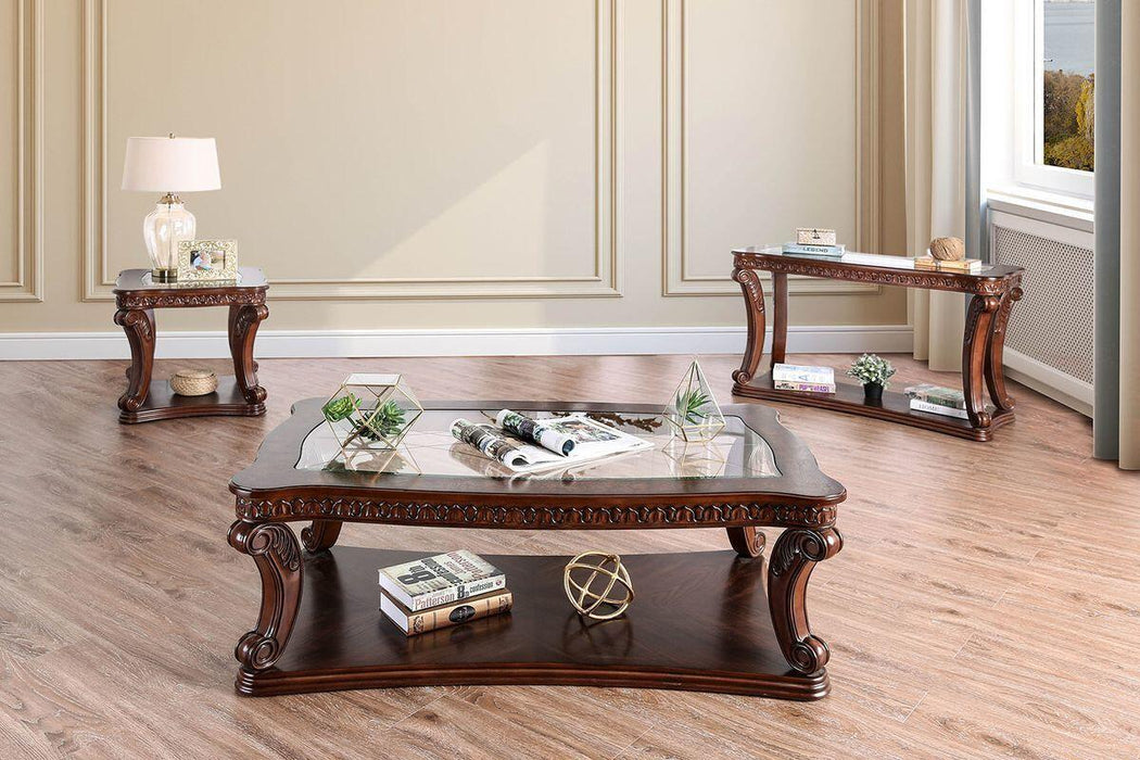 Furniture of America - Walworth Sofa Table In Dark Oak - CM4428S