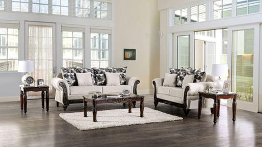 Furniture of America - Cassani 2 Piece Living Room Set In Light Gray - SM7756-SL - GreatFurnitureDeal