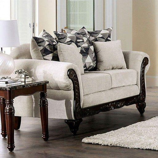 Furniture of America - Cassani 2 Piece Living Room Set In Light Gray - SM7756-SL - GreatFurnitureDeal