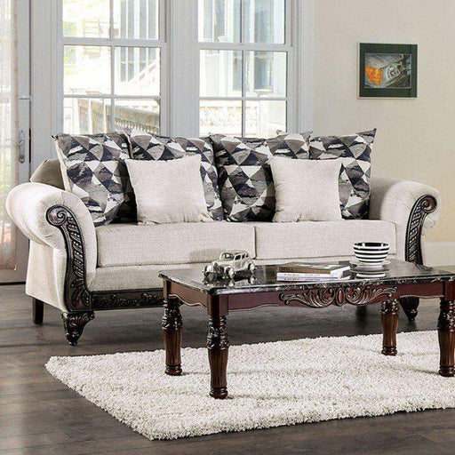 Furniture of America - Cassani Sofa In Light Gray - SM7756-SF - GreatFurnitureDeal
