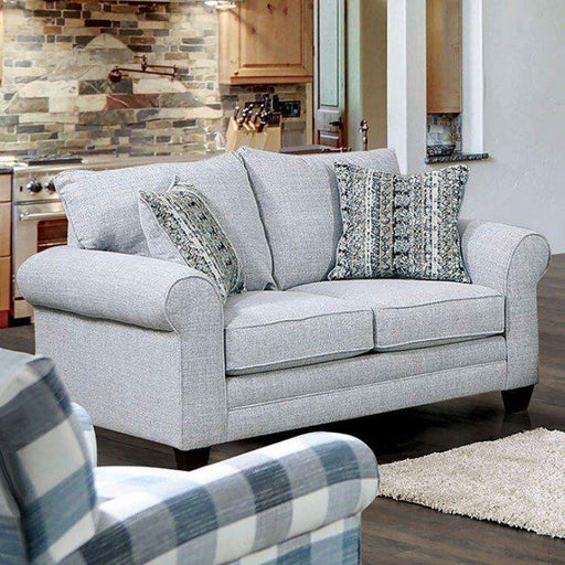 Furniture of America - Aberporth Loveseat In Gray - SM5406-LV - GreatFurnitureDeal