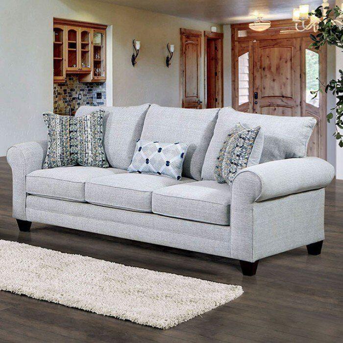 Furniture of America - Aberporth Sofa In Gray - SM5406-SF