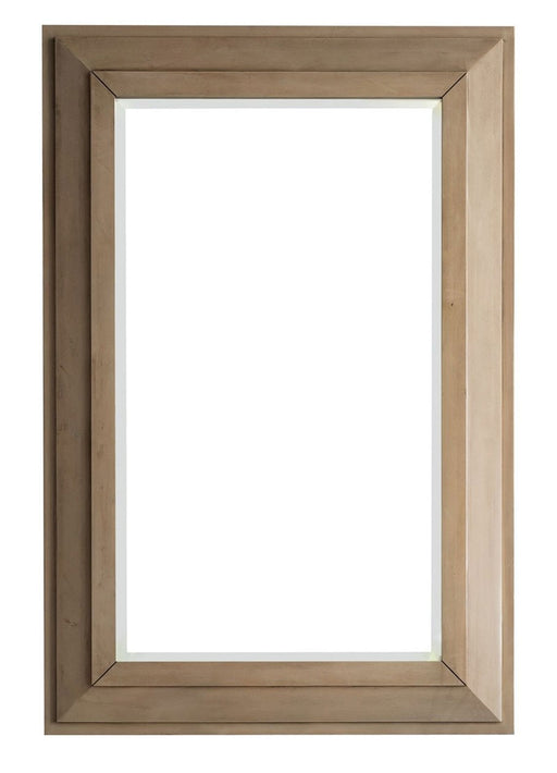 James Martin Furniture - Portland 28" Rectangular Mirror, White Washed Walnut - 620-M28-WW - GreatFurnitureDeal