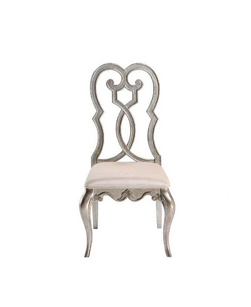 Acme Furniture - Esteban Side Chair Set Of 2 in Antique Champagne - 62202 - GreatFurnitureDeal
