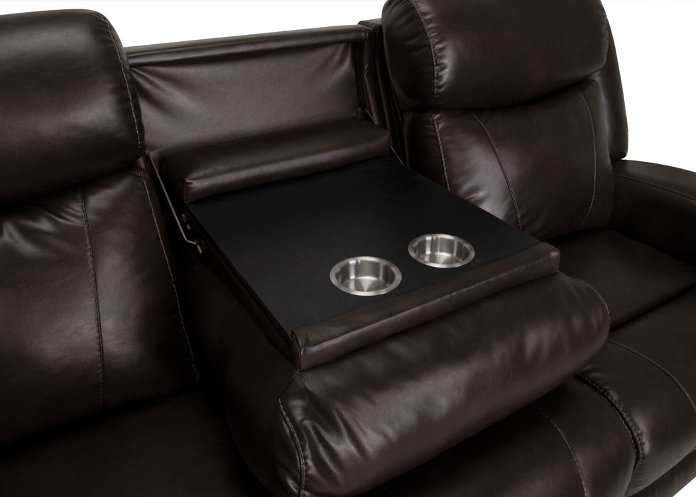 Franklin Furniture - Carver 2 Piece Reclining Living Room Set in Blast Chocolate - 62847-62835 - GreatFurnitureDeal