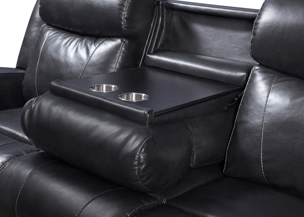 Franklin Furniture - Carver 2 Piece Reclining Living Room Set in Blast Slate - 62847-3959-03-2SET - GreatFurnitureDeal