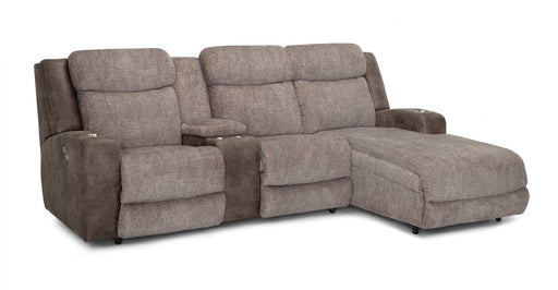 Franklin Furniture - Carver 2 Piece Sectional Sofa in Two-Tone - 62851-896-MINK - GreatFurnitureDeal