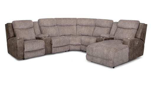 Franklin Furniture - Carver 4 Piece Sectional Sofa in Two-Tone - 62851-99-17-96-MINK - GreatFurnitureDeal