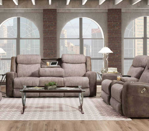 Franklin Furniture - Carver 2 Piece Reclining Living Room Set in Vortex Mink - 62847-1820-04-2SET - GreatFurnitureDeal