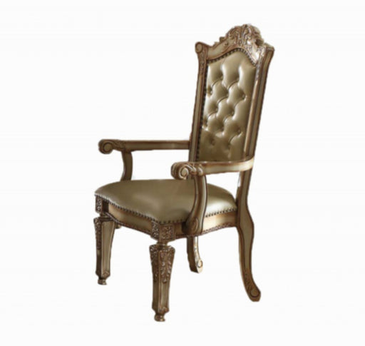 Acme Furniture - Vendome Arm Chair in Gold Patina (Set of 2) - 63004