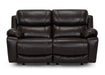 Franklin Furniture - Dayton Rocking-Reclining Loveseat in Antigua Dark Chocolate - 63523-LM 92-10 - GreatFurnitureDeal