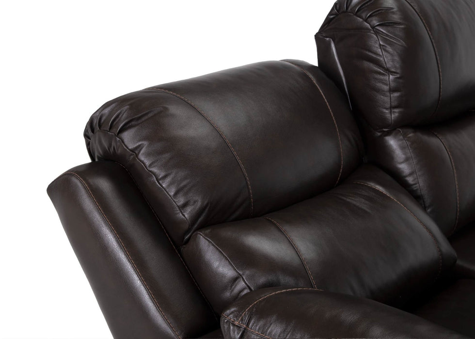 Franklin Furniture - Dayton Reclining Sofa in Antigua Dark Chocolate - 63542-LM 92-10