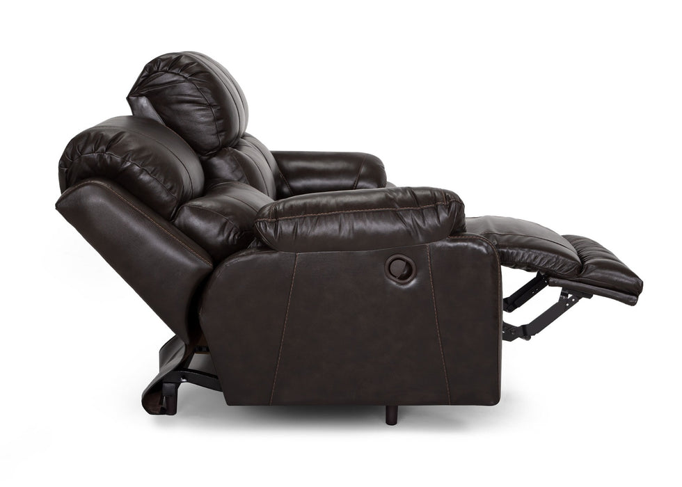 Franklin Furniture - Dayton 3 Piece Reclining Living Room Set in Antigua Dark Chocolate - 63542-LM 92-10-3SET
