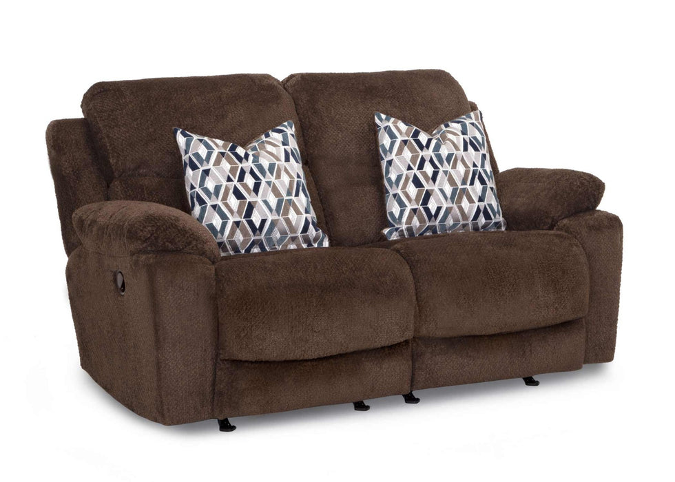 Franklin Furniture - Dayton 2 Piece Reclining Living Room Set in Nucleus Fudge - 63642-1004-12-2SET - GreatFurnitureDeal