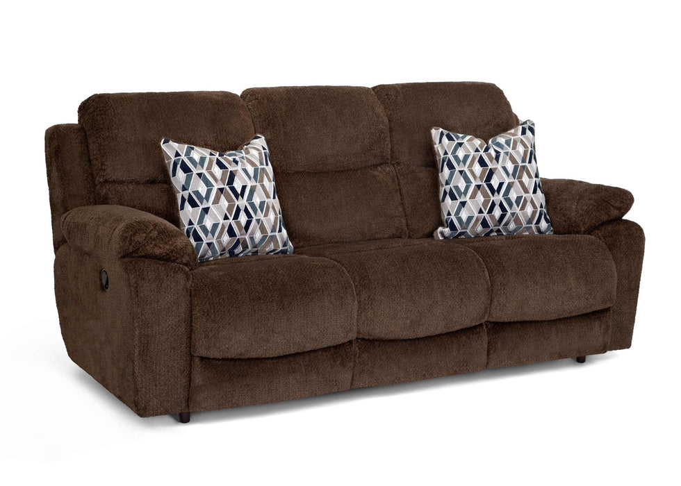 Franklin Furniture - Dayton 3 Piece Reclining Living Room Set in Nucleus Fudge - 63642-1004-12-3SET - GreatFurnitureDeal