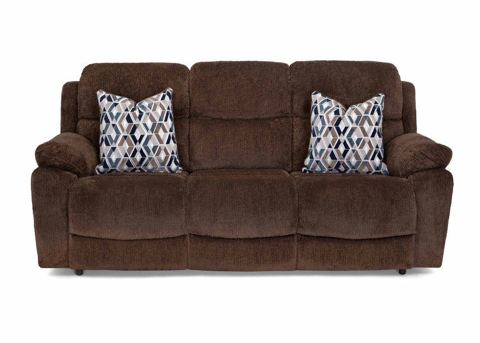 Franklin Furniture - Dayton 2 Piece Reclining Living Room Set in Nucleus Fudge - 63642-1004-12-2SET