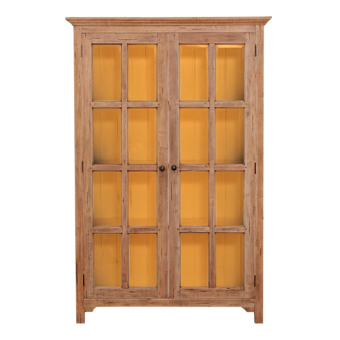 Bramble - Aries Glass Door Bookcase w/ 4 LED - BR-63768 - GreatFurnitureDeal