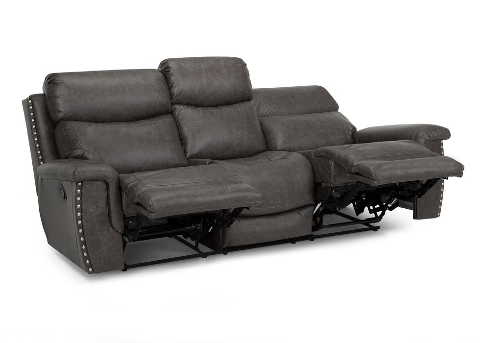 Franklin Furniture - Brixton Reclining Sofa in Holster Steel - 64742 Holster Steel - GreatFurnitureDeal