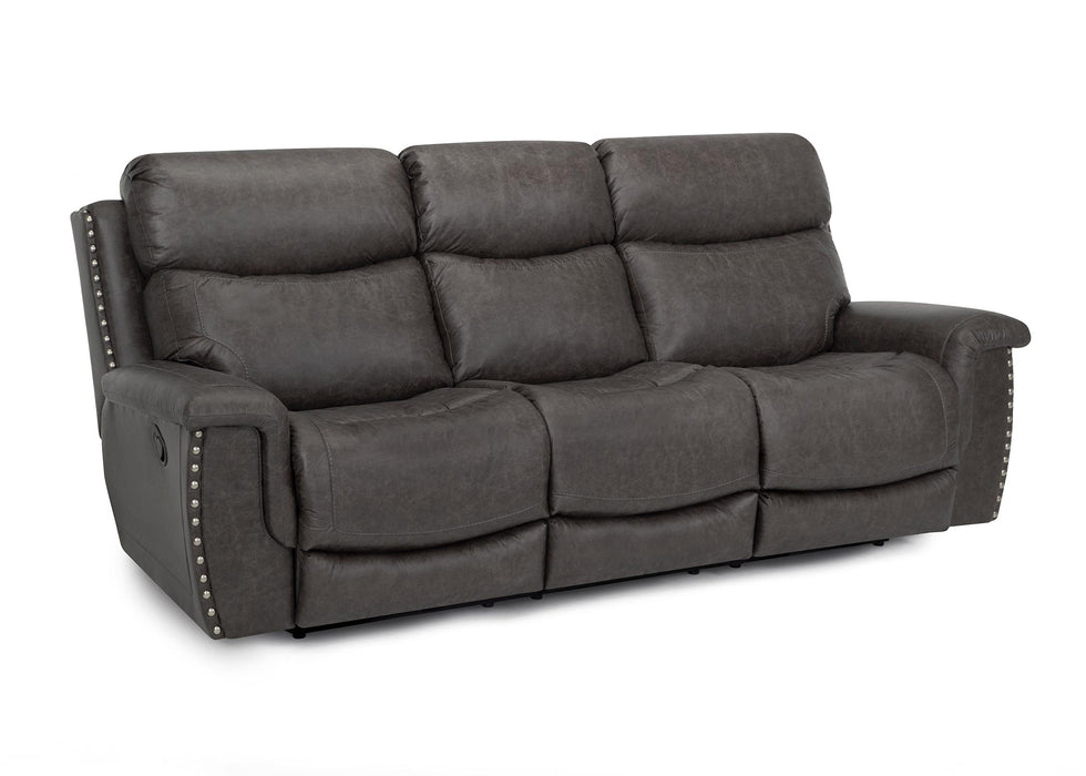 Franklin Furniture - Brixton 2 Piece Reclining Sofa Set in Holster Steel - 64742-64734 Holster Steel