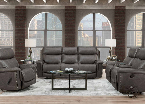 Franklin Furniture - Brixton 2 Piece Reclining Sofa Set in Holster Steel - 64742-64734 Holster Steel - GreatFurnitureDeal