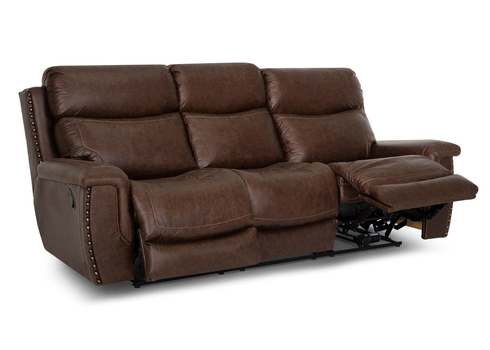 Franklin Furniture - Brixton 2 Piece Reclining Sofa Set in Vintage Brown - 64842-64834 Vintage Brown