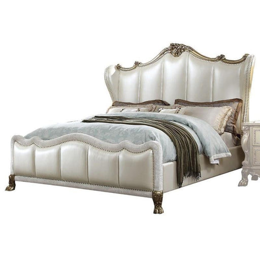 Acme Furniture - Dresden II Queen Bed in Pearl White - 27820Q - GreatFurnitureDeal