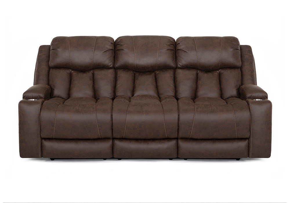 Franklin Furniture - Denali Power Reclining Sofa w-Power Headrest in  Espresso - 65247-ESPRESSO - GreatFurnitureDeal