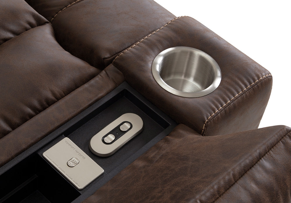 Franklin Furniture - Denali Power Reclining Sofa w-Power Headrest in  Espresso - 65247-ESPRESSO