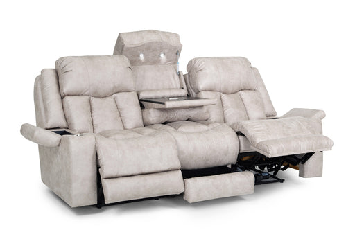 Franklin Furniture - Denali Power Reclining Sofa w-Power Headrest in  Mist - 65247-MIST - GreatFurnitureDeal