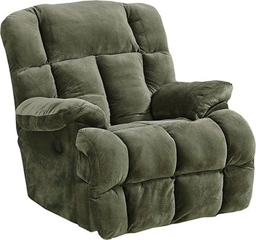 Catnapper - Cloud 12 Power Lay Flat Chaise Recliner in Sage - 6541-7-SAGE - GreatFurnitureDeal