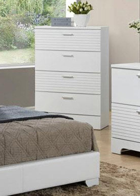 Myco Furniture - Moderno White F-E Chest - MD3335CH - GreatFurnitureDeal