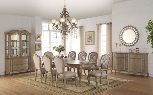 Acme Furniture - Chelmsford 10 Piece Dining Room Set in Antique Taupe - 66050-10SET - GreatFurnitureDeal