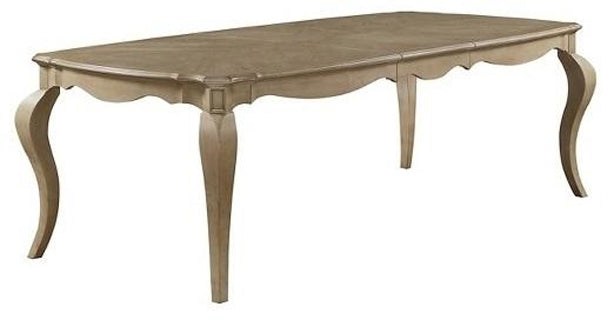 Acme Furniture - Chelmsford Antique Taupe Dining Table Two Leaves - 66050