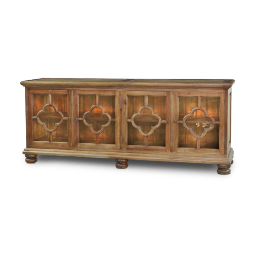 Bramble - Dalston Long SideBoard w/ Glass w/ 8 LED - BR-66099 - GreatFurnitureDeal