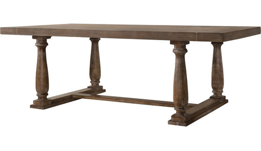 Acme Furniture - Bernard Dining Table in Weathered Oak - 66185 - GreatFurnitureDeal