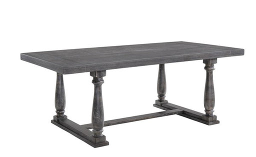 Acme Furniture - Bernard Dining Table in Weathered Gray Oak - 66190 - GreatFurnitureDeal