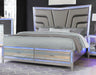 GFD Home - Luxury 6 Pc Queen Bed Silver - GreatFurnitureDeal